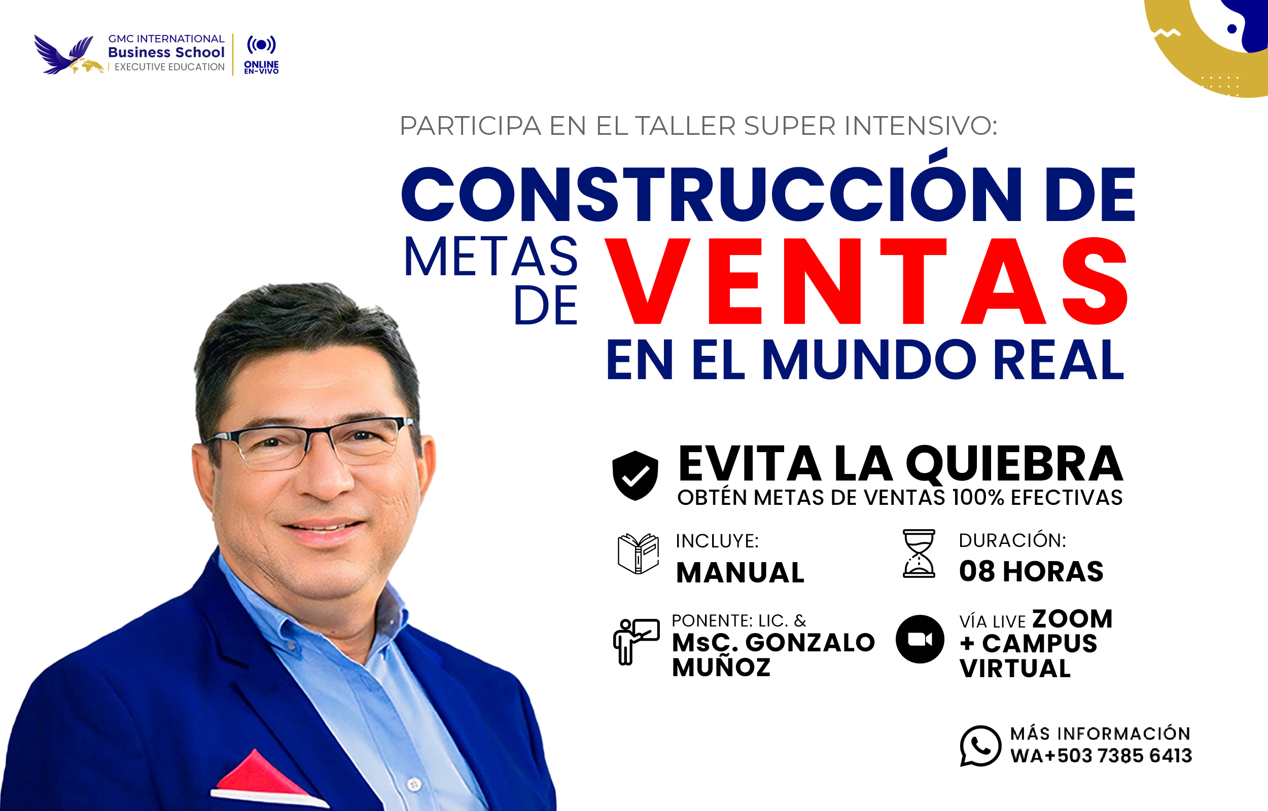 Construcción de Metas de Ventas en el Mundo Real ¡Online Live!