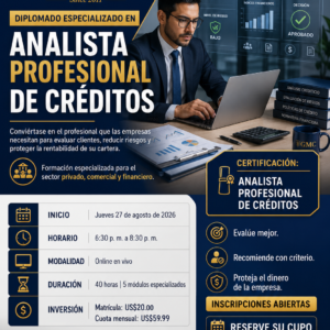 ANALISTA PROFESIONAL DE CRÉDITOS